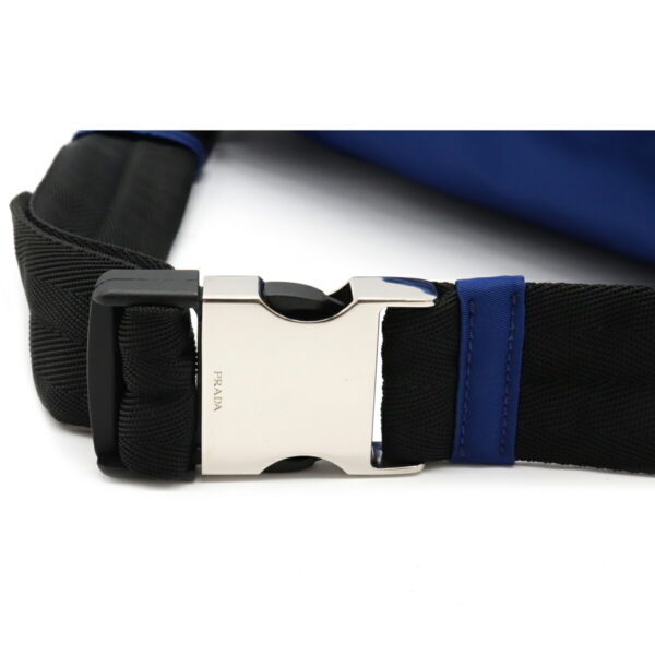 12080855 3 Prada Nylon Waist Pouch Bluette Blue