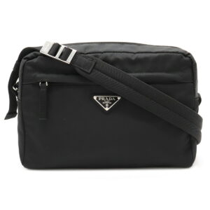 12081188 Prada Saffiano Leather Clutch Bag Black