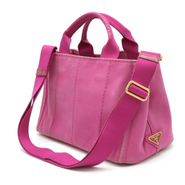 12081241 1 Prada Canapa 2WAY Tote Bag Pink