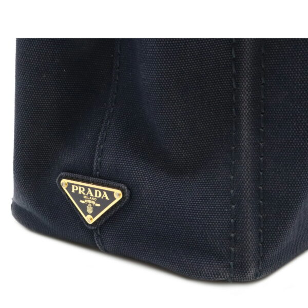 12090157 7 Prada Canapa Tote Bag Navy Blue