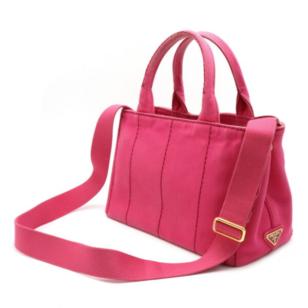 12090195 1 Prada Canapa 2WAY Tote Bag Pink