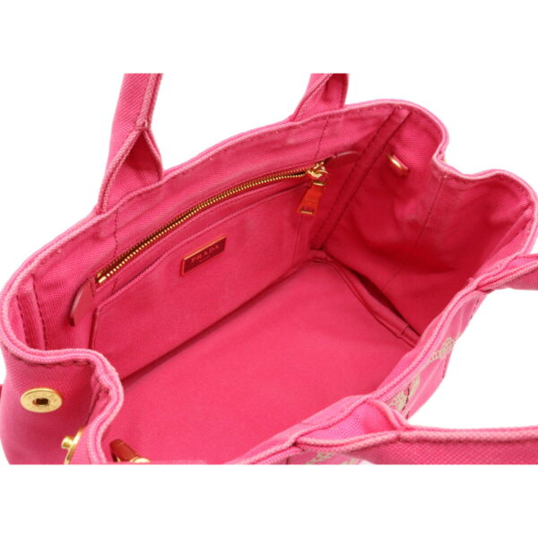 12090195 4 Prada Canapa 2WAY Tote Bag Pink