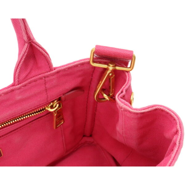 12090195 5 Prada Canapa 2WAY Tote Bag Pink