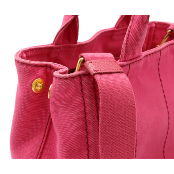 12090195 6 Prada Canapa 2WAY Tote Bag Pink