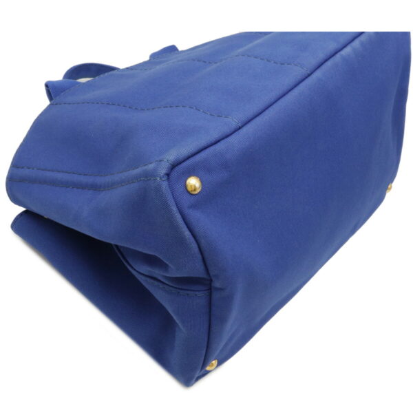 12090336 2 Prada Canapa Canvas Tote Bag Cobalto Blue