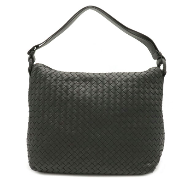 12090345 Bottega Veneta Intrecciato Handbag Shoulder Bag Black