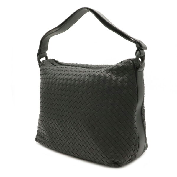 12090345 1 Bottega Veneta Intrecciato Handbag Shoulder Bag Black