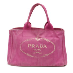 12090392 Prada Madras Braided Leather Handbag Sughero