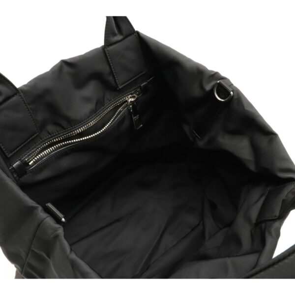 12090589 4 Prada Reversible 2WAY Nylon Tote Bag Nero Black Camouflage