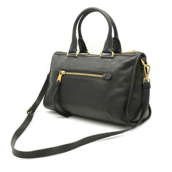 12090980 1 Prada 2WAY Leather Tote Bag Nero Black