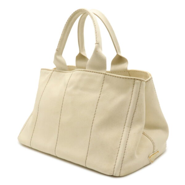 12100113 1 Prada Canapa Canvas Tote Bag Grezzo Ivory