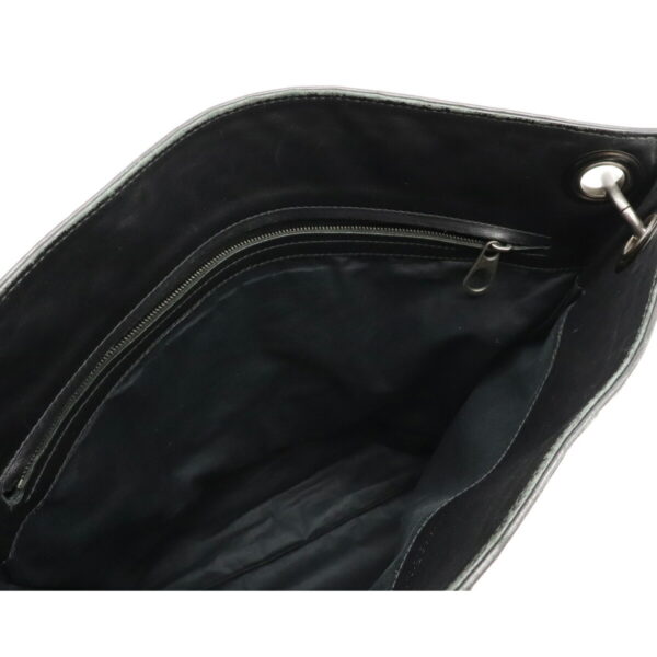 12100414 4 Bottega Veneta Intrecciato Shoulder Bag Leather Black