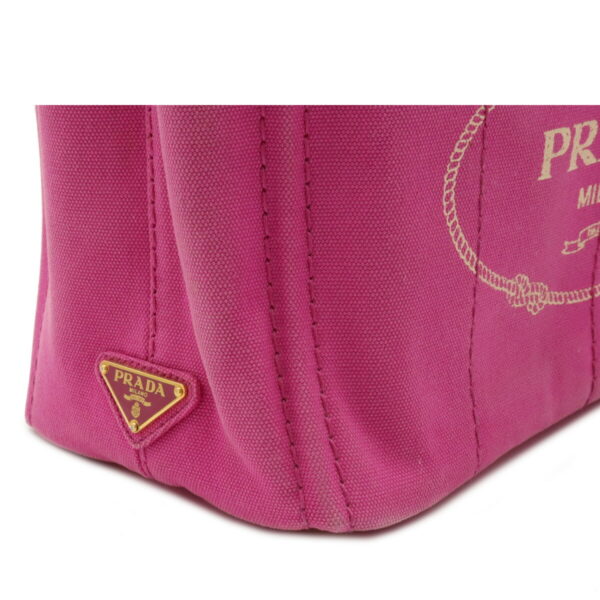 12100798 7 Prada Canapa Mini Canvas Tote Bag Pink