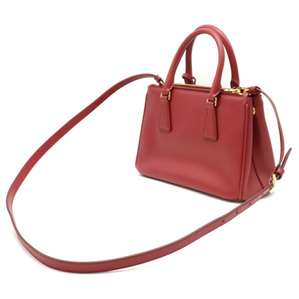 12100942 1 Prada 2WAY Saffiano Leather Handbag Fuoco Red