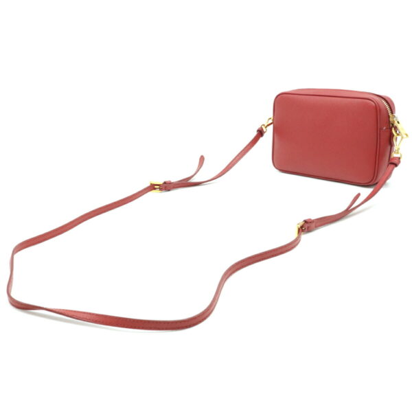 12101028 1 Prada 2WAY Saffiano Leather Accessory Case Fuoco Red