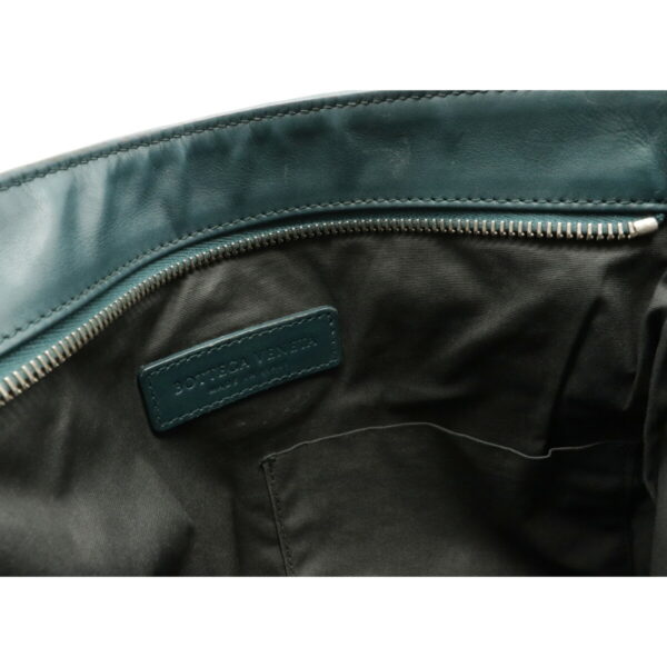 12101685 6 Bottega Veneta Intrecciato Shoulder Bag Leather Dark Green