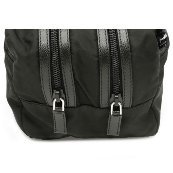 12101694 3 Prada W Zip Nylon Pouch Nero Black