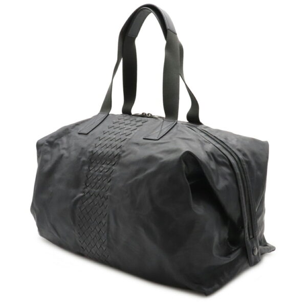 12101742 1 Bottega Veneta Intrecciato Bag Travel Bag Leather Black