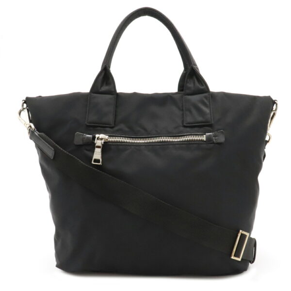 12110643 Prada Tessuto Double Reversible Nylon Tote Nero Black