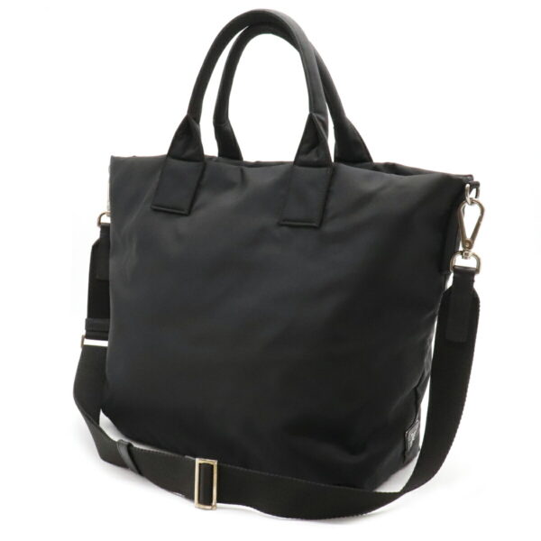 12110643 1 Prada Tessuto Double Reversible Nylon Tote Nero Black