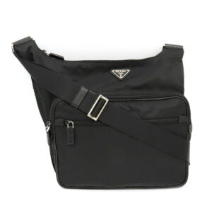 12110735 Christian Dior Homme Backpack Black Oblique Nylon Leather Rucksack