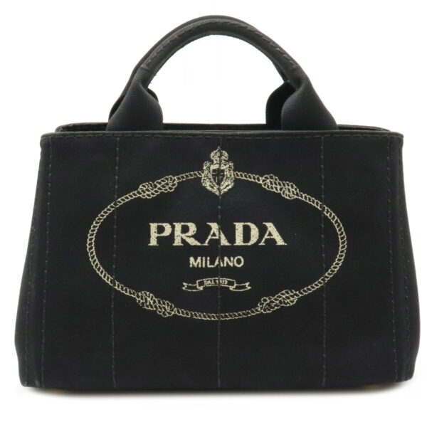 12110856 Prada Canapa Mini Tote Bag Nero Black