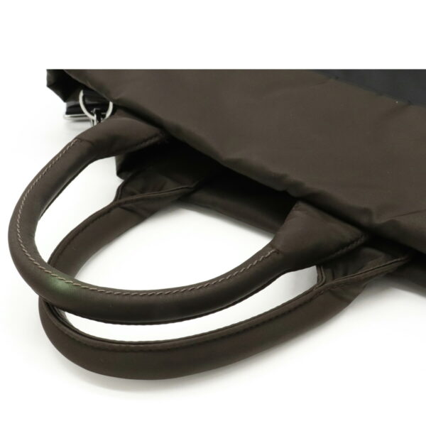 12110866 3 Prada Tessuto Double Reversible Nylon Tote Bag Nero Black