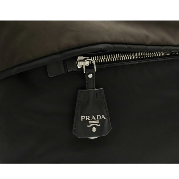 12110866 8 Prada Tessuto Double Reversible Nylon Tote Bag Nero Black