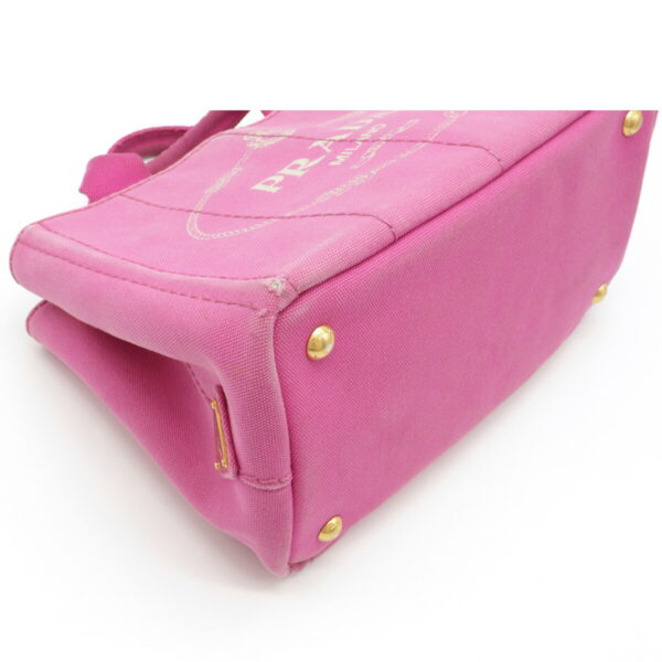 12110943 2 Prada Canapa Mini Tote Bag Pink