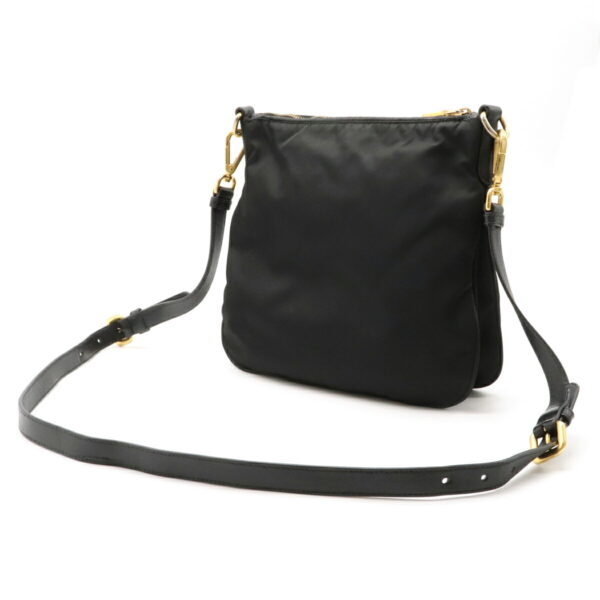 12111364 1 Prada Nylon Leather Crossbody Bag Nero Black