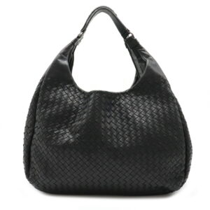 12120107 Prada Shoulder Bag Nylon Black Silver