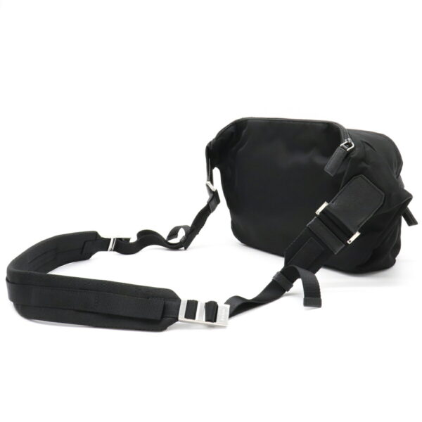 12120125 1 Prada Nylon Waist Bag Nero Black