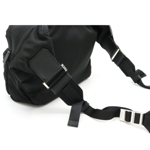 12120125 5 Prada Nylon Waist Bag Nero Black