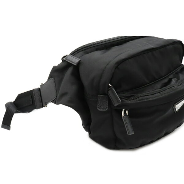 12120125 6 Prada Nylon Waist Bag Nero Black