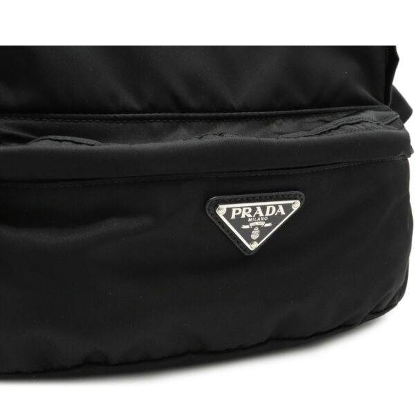 12120125 7 Prada Nylon Waist Bag Nero Black