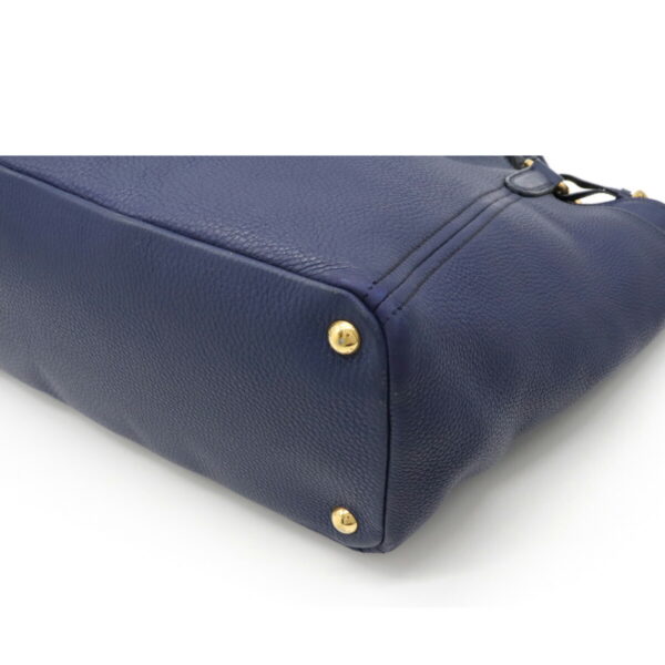 12120194 2 Prada Diano Leather Shoulder Bag Inchiostro Navy Blue