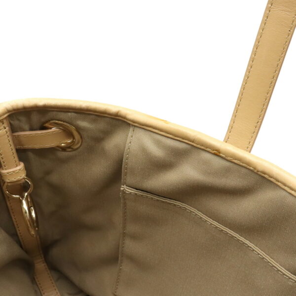 12120239 5 Christian Dior Lady Dior Panarea Tote Bag Leather Beige