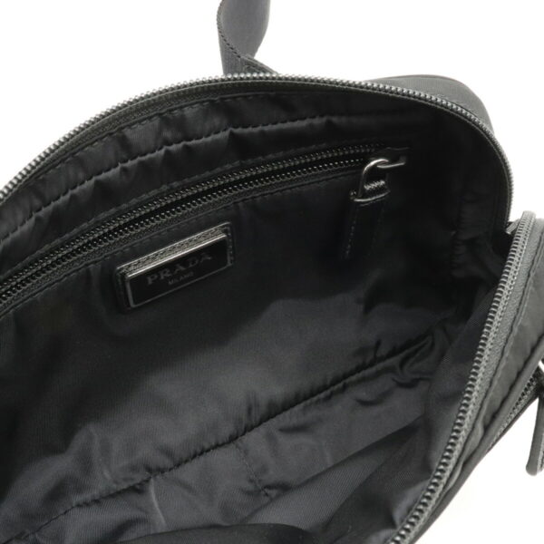 12120389 4 Prada Nylon Waist Bag Nero Black