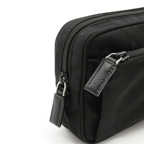 12120389 5 Prada Nylon Waist Bag Nero Black