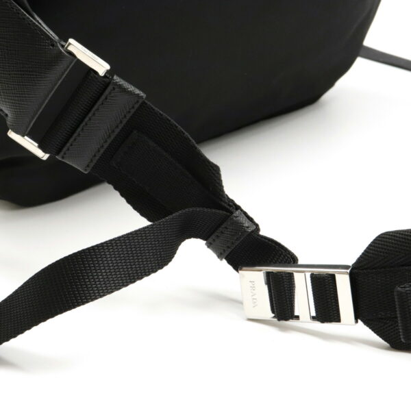 12120692 3 Prada Nylon Waist Bag Nero Black