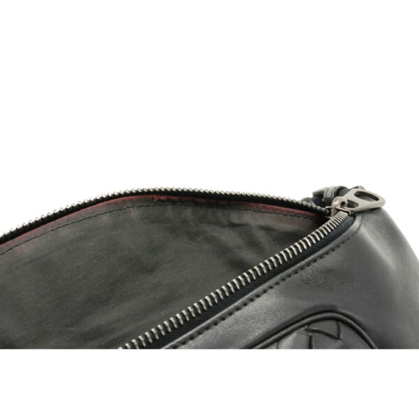 12121015 7 Bottega Veneta Intrecciato Body Bag Waist Bag Leather Black