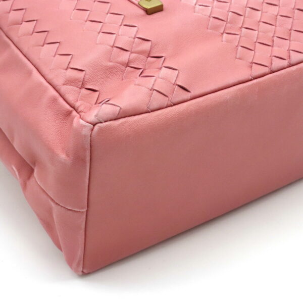 12121018 2 Bottega Veneta Intrecciato Tote Bag Shoulder Pink