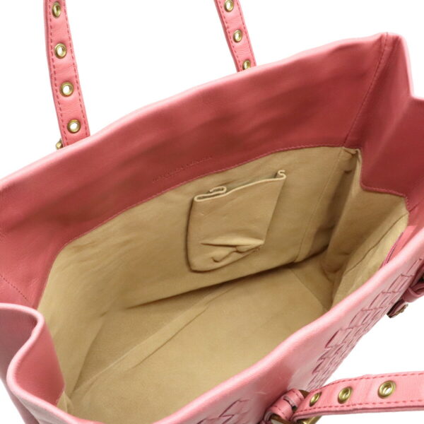 12121018 4 Bottega Veneta Intrecciato Tote Bag Shoulder Pink