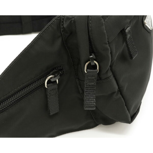 12130162 6 Prada Nylon Waist Pouch Nero Black