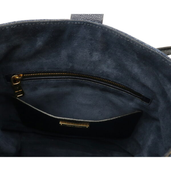 12130232 4 Miu Miu Shoulder Bag Leather Denim Blue