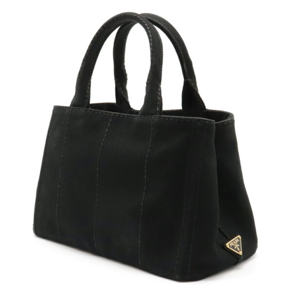 12130607 1 Prada Canapa Canvas Tote Bag Nero Black