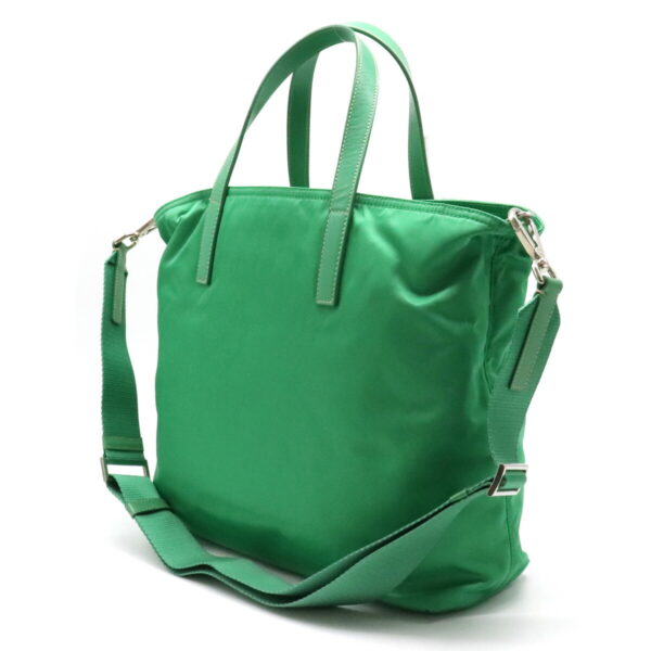 12130867 1 Prada Nylon Leather 2WAY Shoulder Bag Acquamarina Green