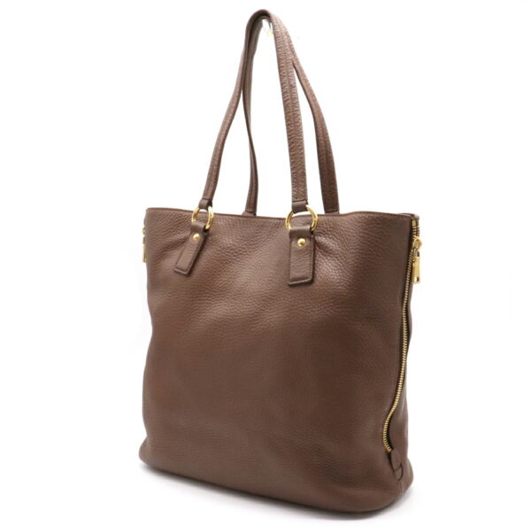 12130873 1 Prada Large Leather Bag Brown