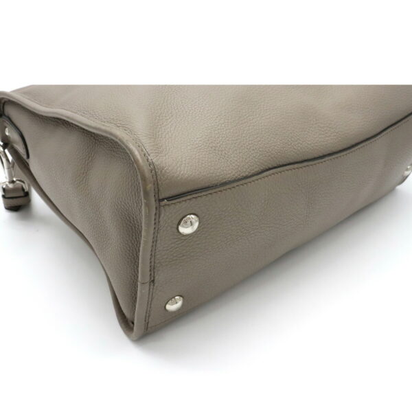 12130891 2 Prada 2WAY Leather Shoulder Bag Argilla Gray