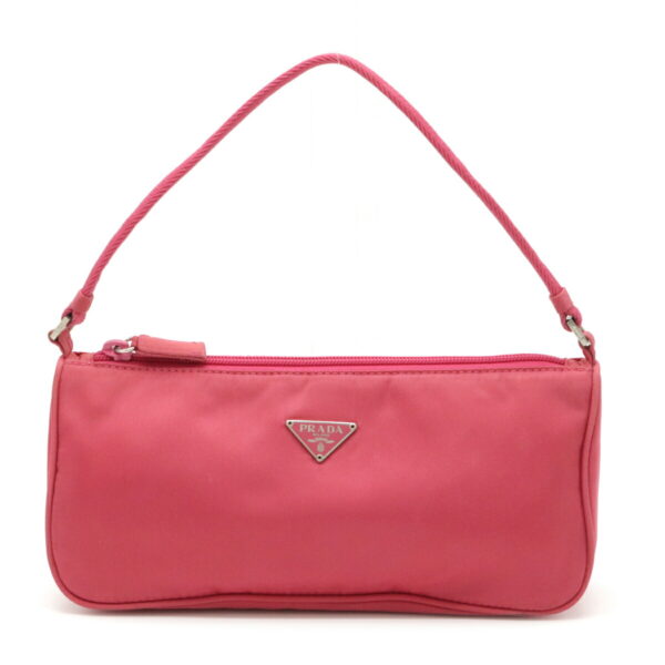 12130893 Prada Nylon Accessory Pouch Pink